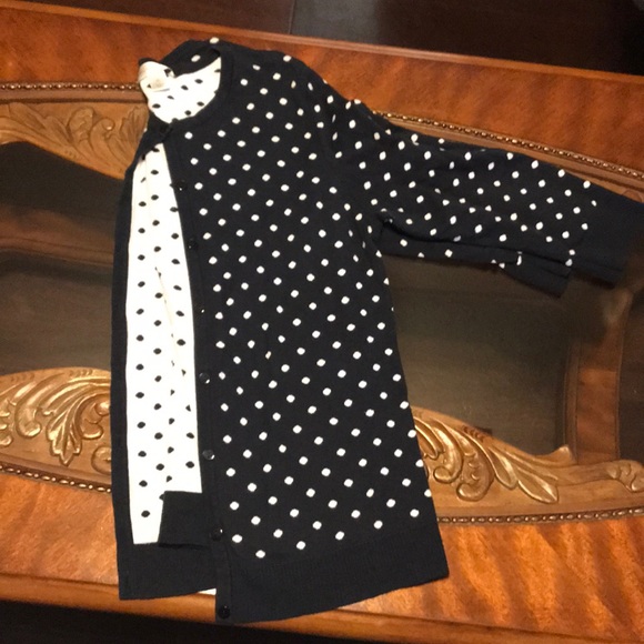 Sweaters - Polka dot Cardigan
